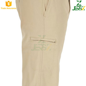กางเกงคาร์โก้ทำด้วยผ้าขนสัตว์สำหรับผู้ชาย, กางเกง100% ขนแกะแห้งเร็วระบายอากาศได้ดีผ้าคาดเอวแบบมีซิปสำหรับขาตรงมีซิป - Product Image 3