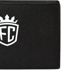 Cartera Delgada Bifold de Cuero Sintético Negro con Grabado, con Múltiples Ranuras para Tarjetas y Compartimento para Efectivo para Uso Diario - Product Image 5
