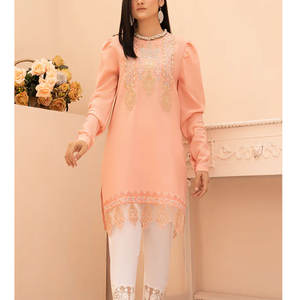 ชุดคอลเลกชั่นสำหรับแต่งสนามหญ้า, ชุด Punjabi ใส่สบายๆ3ชิ้น salwar kameez dupatta ทำมือจากปากีสถาน - Product Image 4