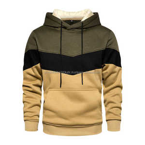 Jersey de felpa francesa de Algodón 100% con logotipo personalizado Sudadera con capucha de hombre pesada de gran tamaño de alta calidad con estampado en relieve para el invierno - Product Image 6