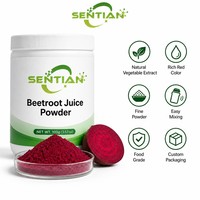 Poudre de jus de betterave, extrait naturel de betterave rouge, qualité alimentaire, extrait végétal pour boissons, pâtisserie et colorant alimentaire