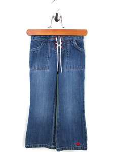 Pantalones vaqueros bordados 2T, pantalones vaqueros Todd Outfit, pantalones bordados, pantalones para niños, estilo Vintage, pantalones vaqueros azules elegantes para mujer, talla S - Product Image 3