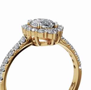 แหวนเพชร Casablanca Forever วงรีและมาร์คีส์แหวนดีไซน์ใหม่สำหรับผู้หญิง - Product Image 3