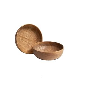 Tazón grande de madera de mango para servir para exhibición de alimentos de mesa Tazón redondo de madera de mango para aperitivos de frutas y decoración - Product Image 2