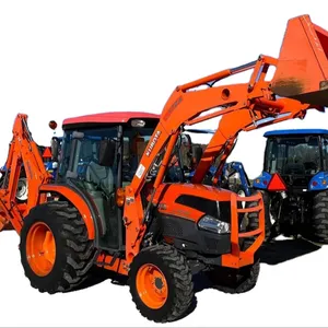 Boa Qualidade Kubota L3240 34HP Trator/Kubota Trator Com LA724 Carregador Frontal E Retroescavadeira