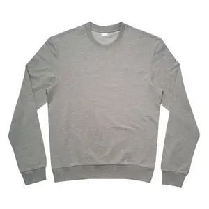 Top Quality Sweatshirt For Men Regular Sleeves O-neck Collar Reliable Supplier Cotton Gray