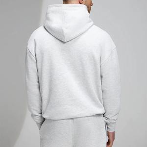 เสื้อฮู้ดผ้าฟลีซใส่ได้ทั้งชายและหญิง, เสื้อมีฮู้ดผ้าคอตตอนมีกระเป๋าหน้าและหมวกปรับได้ - Product Image 5