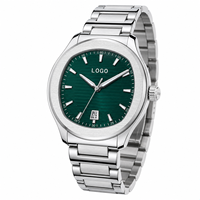 Montre pour femme OEM de haute qualité, design simple, boîtier en acier inoxydable 316L, design blanc, mouvement à quartz japonais, marque personnalisable, 197