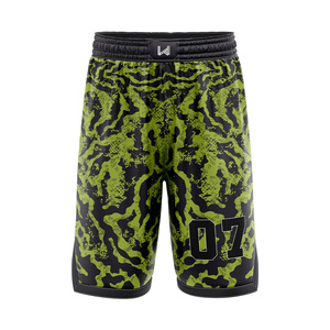 Pantalones Cortos de Baloncesto Personalizados con Estampado, 100% Poliéster, Transpirables, de Secado Rápido, de Alta Calidad para Equipos - Product Image 4