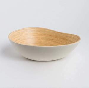 Bol à fruits décoratif en gros petit créatif noir luxe espace quantité minimaliste bambou meilleur prix - Product Image 3