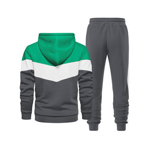 Vêtements de sport de qualité, ensemble sweat-shirt et pantalon de survêtement pour homme, 2 pièces, 100% coton, logo imprimé personnalisé, ensembles de jogging, survêtements unisexes - Product Image 3