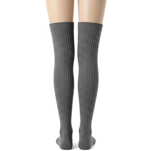 Calcetines Largos de Poliéster Tejido por Encima de la Rodilla con Función Antiincrustante, Tejido Elástico Suave, Calcetines Largos para Deportes al Aire Libre, Uso Diario, Ropa Personalizada - Product Image 5