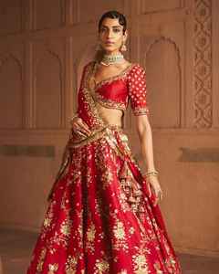 Hermosa boda tendencia lentejuelas pesadas trabajo dibujado a mano bordado Lehenga con Choli para fiestas ropa india y paquistaní - Product Image 3