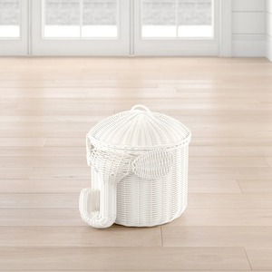 Rattan basket woven with elephant face design Handmade Storage Basket Wholesale eco-friendly Made in Viet Nam - Product Image 5