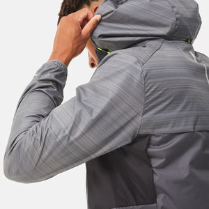 2025 Best Quality Men's Two-Piece Windbreaker Tracksuit Set Custom OEM <b>Zip</b>-<b>Up</b> <b>Jacket</b> Jogger Hooded Collar 100% Cotton for Winter - Product Image 4