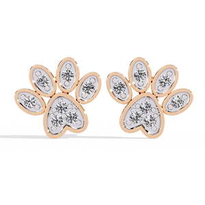 Boucles d'oreilles en or 18 carats avec diamants de laboratoire pour femmes, taille brillant, pour fiançailles et mariage, bijoux fins, certifiées IGI, luxe premium - Product Image 5