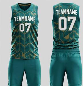 ชุดบาสเก็ตบอลแบบกลับด้านได้สั่งทำขายส่ง พร้อมลายพิมพ์แบบซับลิเมชั่นตามสั่ง ชุดยูนิฟอร์มบาสเก็ตบอลทีม ฤดูร้อน แขนกุด 100% - Product Image 2