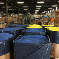 Pp Grind (Regrind-Flakes) Uit Fruitkratten-Kisten (Mengkleur) In Big Bags Schroot/Afval Voor Recycling ..