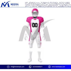 Personalizado de los hombres de fútbol americano uniforme conjunto transpirable de secado rápido equipo Jersey pantalones Kit de sublimación de impresión OEM ropa deportiva al por mayor - Product Image 2