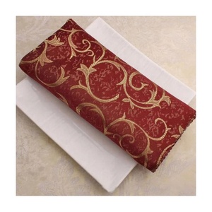 Énormes Collections Brodé Personnalisable Meilleure Vente Imprimé Tissu Bio Coton Motif Absorbant 60cm x 40cm Serviettes De Table - Product Image 3