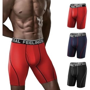 Calzoncillos Boxer de Alto Rendimiento para Hombre, Pierna Larga de 9 Pulgadas, Estilo Clásico, Tejido de Punto de Primera Calidad, Características Suaves - Product Image 4