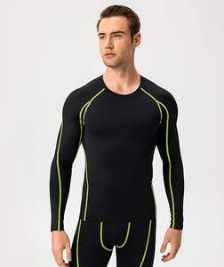 High Quality <b>Mens</b> Top Breathable Compression Shirt Sports Wear Gym Under Base Layer Shirts - Product Image 5