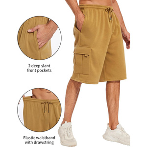 Pantalones cortos de chándal de algodón de verano para hombre con logotipo personalizado estampado transpirable de cintura media estilo informal fabricante OEM Etiqueta Privada - Product Image 2