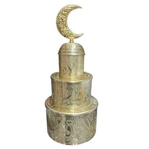Arabic High Quality Handmade Brass Minarets Religious Style Handicrafts With Polish Finished Metal Beautiful <b>Decoration</b> - Product Image 2