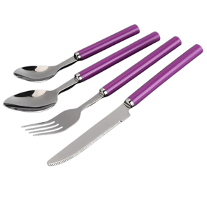 Juego de seis cucharas con acabado plateado Cubiertos de metal Mango de diseñador Juegos de cubiertos decorativos Cucharas y tenedores de cena más vendidos - Product Image 4