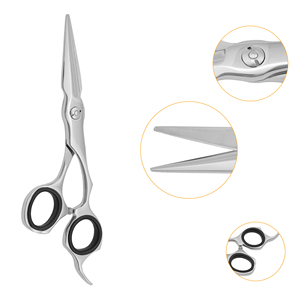 Tijeras de Peluquería Profesionales de Primera Calidad con Mango Elegante, Hoja Afilada de Acero Inoxidable, para Uso en Salón de Belleza y Barbería, para Diestros - Product Image 4