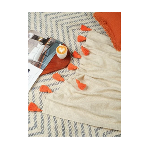 Jeté de canapé en tissu polaire imperméable jacquard imprimé pour enfants, 55x75 pouces, texture naturelle, design minimaliste moderne - Product Image 5