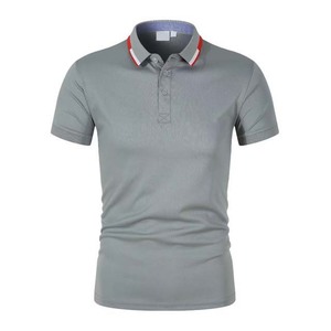 Polos deportivos de alta calidad para correr para hombre, diseño de logotipo personalizado OEM, polos de algodón estampados con bordado de talla grande para hombre - Product Image 3