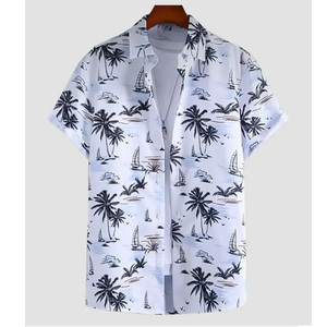 2025 nouveauté été hommes hawaïen à manches courtes sublimé impression chemise respirant Offre Spéciale avec Service OEM - Product Image 4