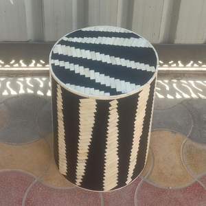 BONE INLAY USINF FURNITURE Design moderne Armoire à incrustation en os véritable avec 7 tiroirs pour le salon armoire à incrustation en os par gm impex - Product Image 1