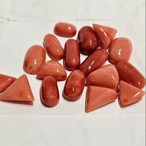 Coral rouge italien, pierre précieuse naturelle, pierre précieuse en vrac, fabrication de bijoux, autre forme, qualité fine, boucles d'oreilles, bague - Product Image 1