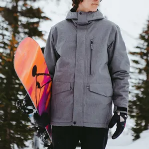 Ucuz kayak ceket Unisex moda uçan su geçirmez Snowboard açık giyim kış kayak tulumu erkekler için