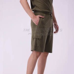 Pantalones Cortos Casuales de Algodón para Hombre, Ligeros, Cómodos para el Verano, Ajuste Diario, Pantalones Cortos Casuales con Cordón para Hombre - Product Image 5