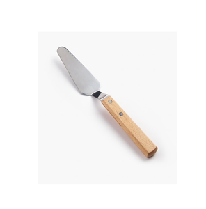 Juego de pastel y servidor de acero inoxidable con mango de madera para uso en restaurantes al mejor precio - Product Image 5