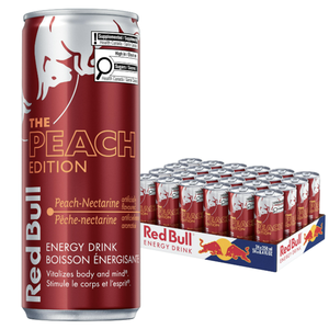 Bebida Energética Red Bull Edición Durazno, Lata de 8.4 FL OZ, Paquete de 4, Durazno y Nectarina, 24 x 250ml, Bebidas Energéticas con Sabor, Proveedor Mayorista para Exportación - Product Image 5