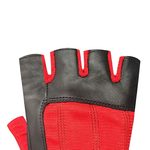 Gants d'haltérophilie d'entraînement gants en cuir sûrs du Pakistan gants de gymnastique de la plus haute qualité pour l'entraînement de levage de puissance conception OEM - Product Image 5