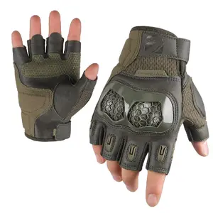 攀岩者户外手套用于熟练训练目的最佳质量重型户外手套用于骑行防护手套