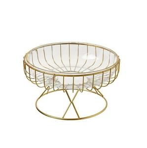 Cesta de frutas de hierro vintage negra con asas decorativas y amuleto antiguo para un arreglo elegante de frutas - Product Image 5