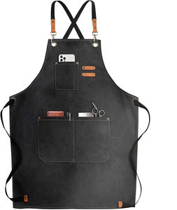 Delantal de cocina de lona impermeable personalizable a prueba de aceite y ajustable para camarero carpintero y barista herramienta lavable - Product Image 6