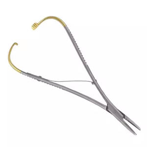 Portaagujas Mathieu TC de 140mm Instrumento quirúrgico Premium, agarre de precisión certificado CE para sutura y procedimientos precisos - Product Image 5