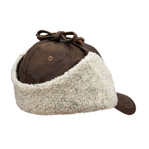 Casquette en cuir de vachette véritable gaufré personnalisé de haute qualité 6 panneaux chapeau décontracté pour hommes et femmes - Product Image 6