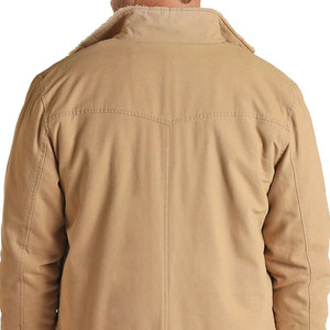 Wholesale Price Men's 100% Cotton <b>Canvas</b> <b>Jacket</b> Handmade High Street Style Breathable Windproof Durable for Winter - Product Image 6