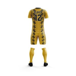 Bajo MOQ Kit de fútbol personalizado sublimación uniforme de fútbol hecho de tela de poliéster de alta calidad ropa deportiva adultos OEM - Product Image 6