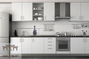 Armoires de cuisine modernes de style européen 2025, très vendues, en pin massif, MDF, finition laquée, écologiques, résistantes à l'eau - Product Image 4