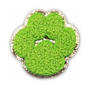 Parche de chenilla bordado personalizado, insignias del alfabeto, decoración de encaje con forma de flor de corazón 3D para decoración de sombreros, accesorios de ropa - Product Image 3