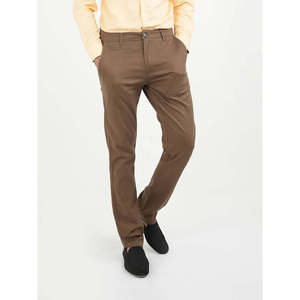 AWAB Pantalón Chino de Sarga 100% Algodón, Corte Recto Casual Ajustado con Logotipo Personalizable, Ligero, Lavado a Color, Talla XL - Product Image 3